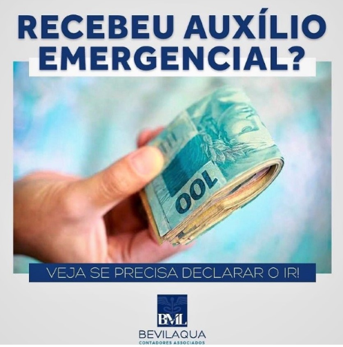 Recebeu o Auxlio Emergencial? Veja se Precisa Declarar o Imposto de Renda